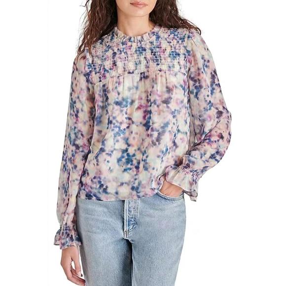 NEW STEVE MADDEN soleil top in pink multi - Picture 3 of 3